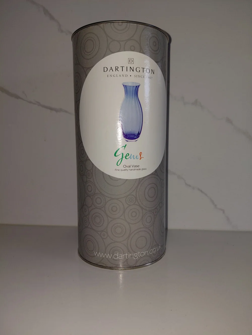 Dartington Cobalt Blue Vase